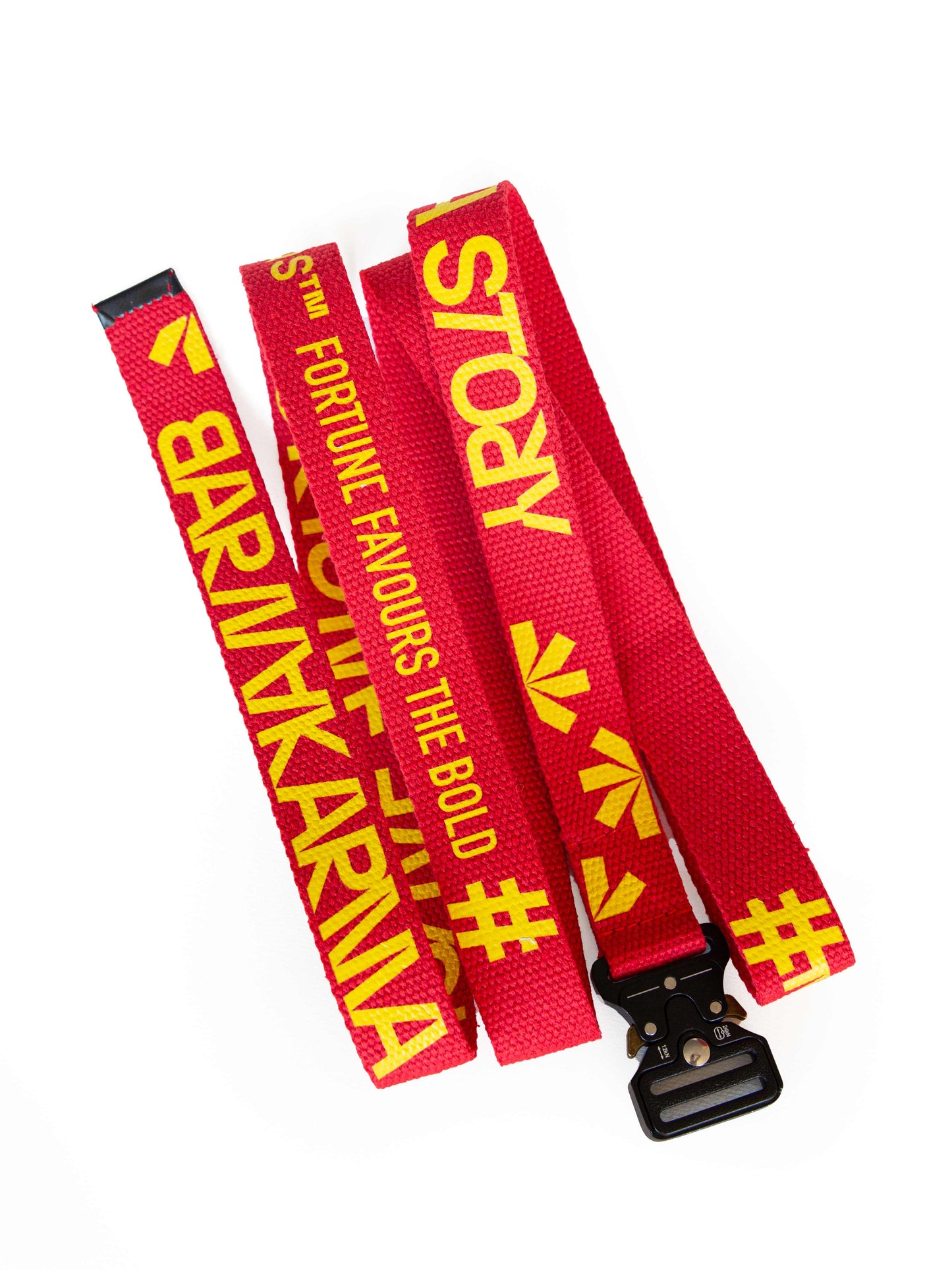 FORTUNE FAVOURS THE BOLD Red Yellow Belt 2x30